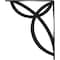 Ekena Millwork Versailles Wrought Iron Bracket, (Single center brace), Antiqued Pewter 1 1/2"W x 12"D x 15"H BKTM01X12X15SVEAPW - alternate 6